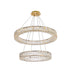 Elegant Lighting - 3503G28G - LED Chandelier - Monroe - Gold