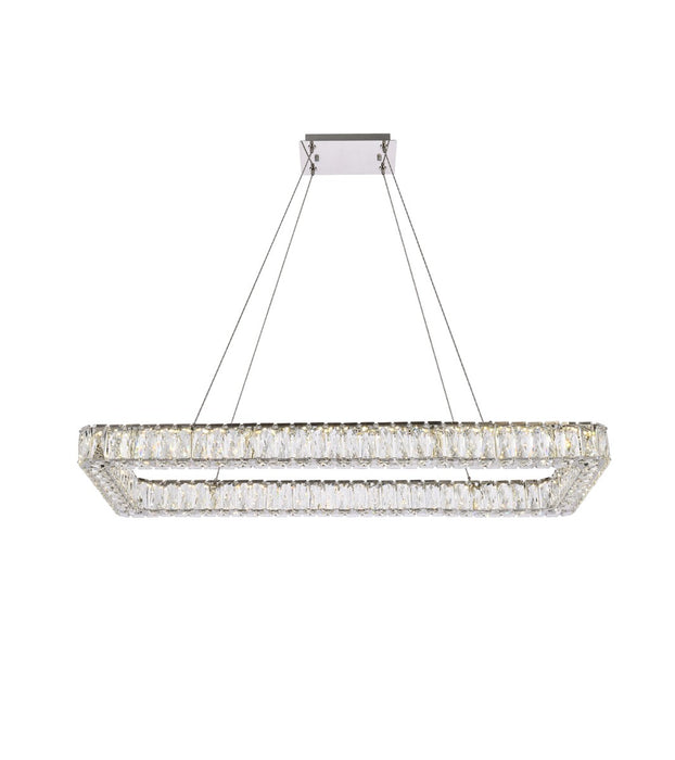 Elegant Lighting - 3504D42L1C - LED Pendant - Monroe - Chrome