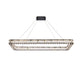 Elegant Lighting - 3504D50L1BK - LED Pendant - Monroe - Black