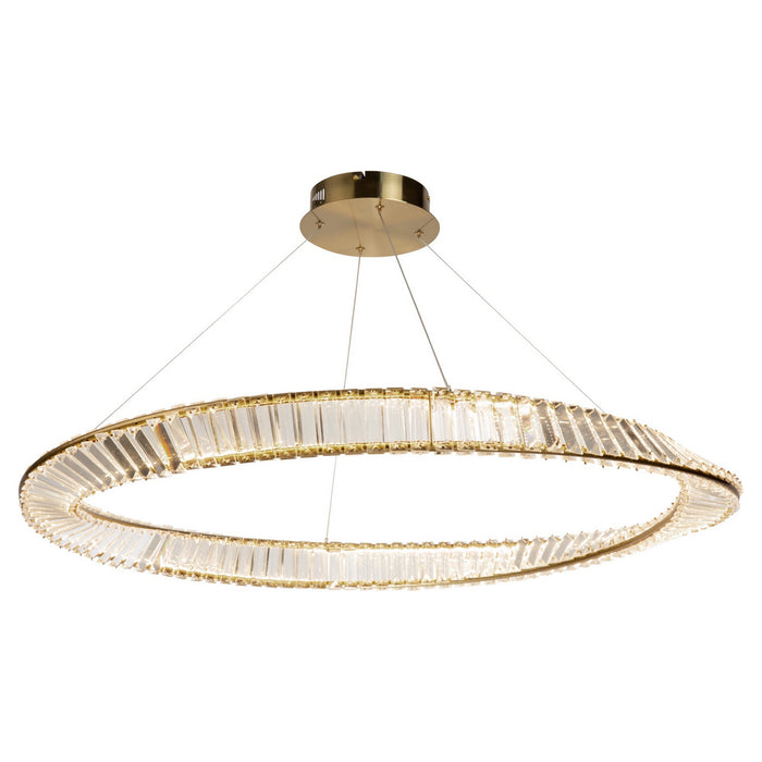 Artcraft - AC6722BB - LED Pendant - Stella - Brushed Brass