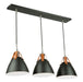 Artcraft - SC13324BK - Three Light Island Pendant - Tote - Black