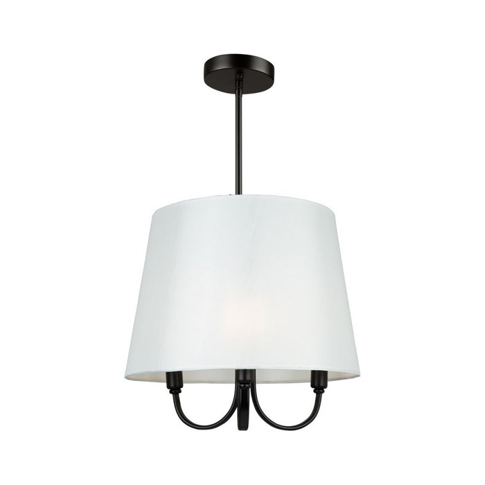 Artcraft - SC13330BK - Three Light Pendant - Rhythm - Black