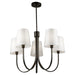 Artcraft - SC13335BK - Five Light Chandelier - Rhythm - Black