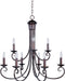 Maxim - 70006OI - Nine Light Chandelier - Loft - Oil Rubbed Bronze