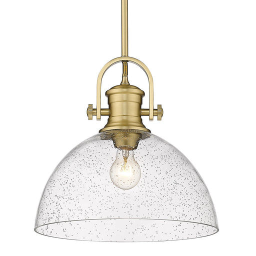 Golden - 3118-L BCB-SD - One Light Pendant - Hines BCB - Brushed Champagne Bronze