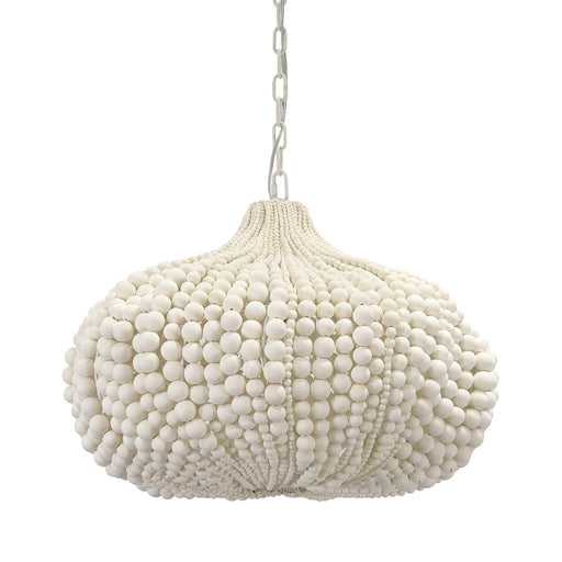 Palecek - 2038-05 - Three Light Pendant - Point Dume - Cream