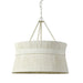 Palecek - 2130-79 - Three Light Chandelier - Cassidy - Cream