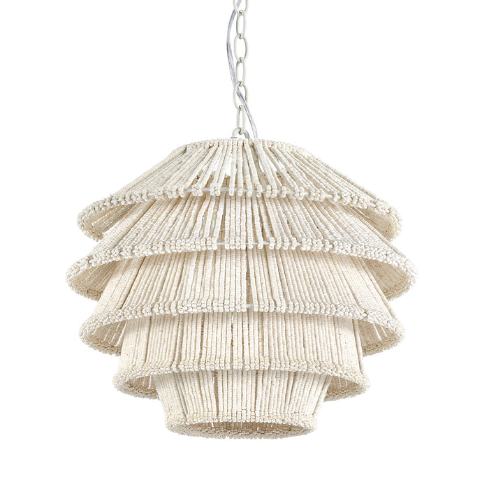 Palecek - 2400-79 - One Light Pendant - Greta - Cream