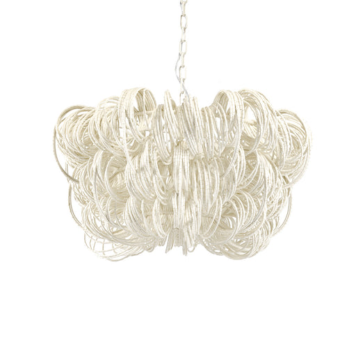 Palecek - 2423-79 - Three Light Chandelier - Monroe - Cream