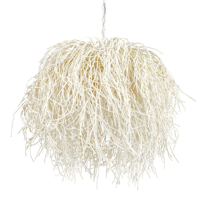 Palecek - 2431-79 - Three Light Chandelier - Windblown - Cream