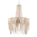 Palecek - 2458-79 - Four Light Chandelier - Selita - Cream