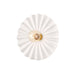 Mitzi - H499101-AGB/CCR - One Light Flush Mount - Tinsley - Aged Brass/Ceramic Gloss Cream