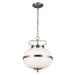 Kichler - 52478CLP - Two Light Pendant - Opal - Classic Pewter