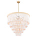 Regina Andrew - 16-1373 - 13 Light Chandelier - Waterfall - White