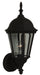 Craftmade - Z316-TB - One Light Wall Mount - Straight Glass Cast - Textured Black