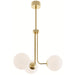 AFX Lighting - METP27L30D1SB - LED Pendant - Metropolitan - Satin Brass