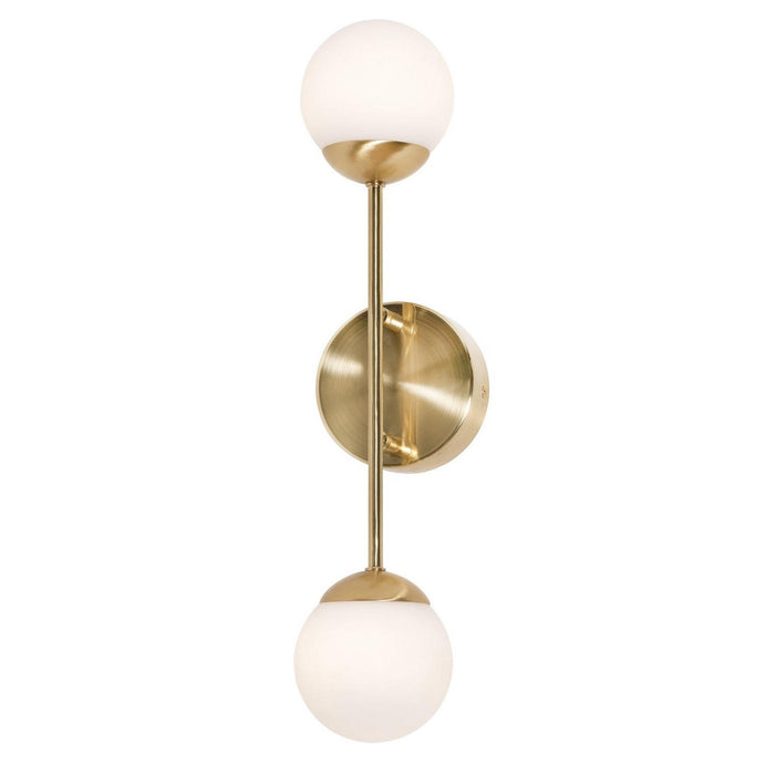 AFX Lighting - PRLS0418L30D1SB - LED Wall Sconce - Pearl - Satin Brass