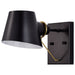 Nuvo Lighting - 60-7381 - One Light Vanity - Baxter - Black / Burnished Brass
