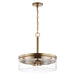 Nuvo Lighting - 60-7530 - Three Light Pendant - Intersection - Burnished Brass