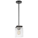 Nuvo Lighting - 60-7650 - One Light Mini Pendant - Crossroads - Matte Black