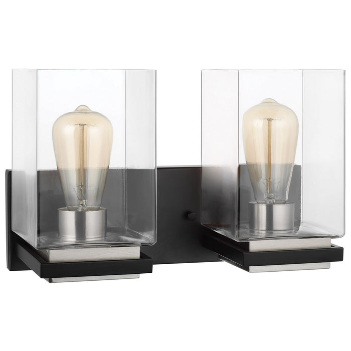 Nuvo Lighting - 60-7652 - Two Light Vanity - Crossroads - Matte Black
