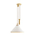 Arteriors - 49788 - One Light Pendant - Norfolk - White