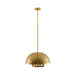 Arteriors - DJ42002 - Four Light Pendant - Tapio - Vintage Brass