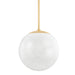 Hudson Valley - 1316-AGB - One Light Pendant - Burlington - Aged Brass