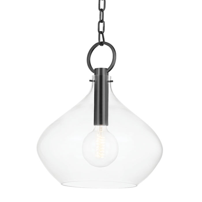 Hudson Valley - BKO253-OB - One Light Large Pendant - Lina - Old Bronze