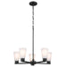 Kichler - 52436BK - Five Light Chandelier - Stamos - Black