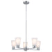 Kichler - 52436NI - Five Light Chandelier - Stamos - Brushed Nickel