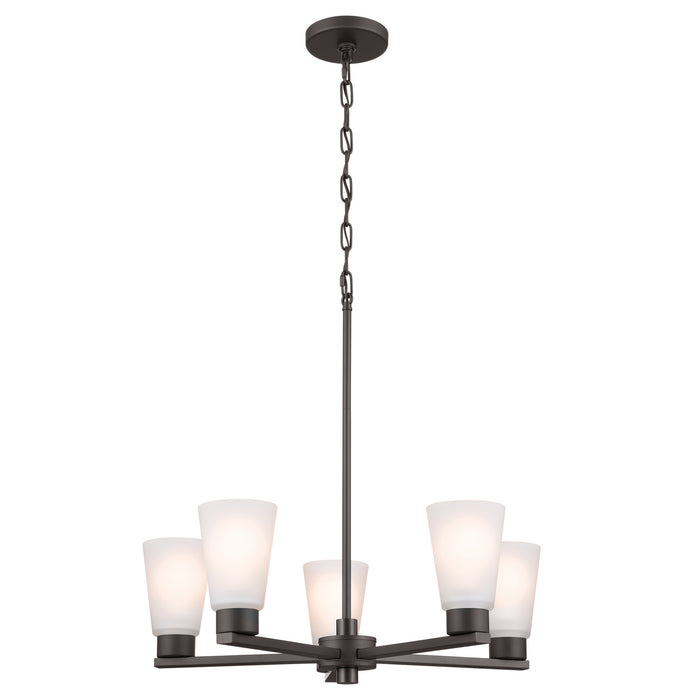 Kichler - 52436OZ - Five Light Chandelier - Stamos - Olde Bronze