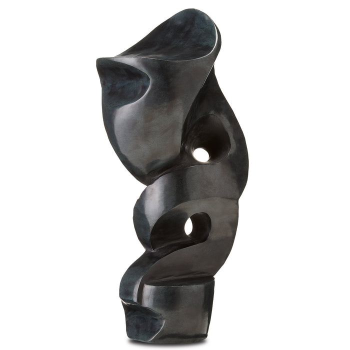 Currey and Company - 1200-0596 - Sculpture - Roland - Polished Gray