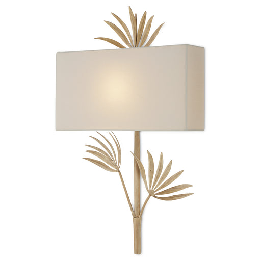 Currey and Company - 5900-0049 - One Light Wall Sconce - Calliope - Coco Cream