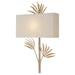 Currey and Company - 5900-0049 - One Light Wall Sconce - Calliope - Coco Cream