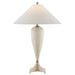 Currey and Company - 6000-0792 - One Light Table Lamp - Hastings - Whitewash/Polished Nickel