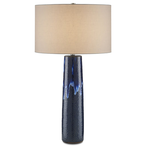 Currey and Company - 6000-0801 - One Light Table Lamp - Kelmscott - Reactive Blue