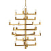 Currey and Company - 9000-0920 - 28 Light Chandelier - Andre - Brass