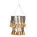 Currey and Company - 9000-0958 - One Light Pendant - Jamie Beckwith - Sugar White/Taupe/Dove Gray/Natural