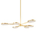 Corbett Lighting - 338-06-VB - LED Chandelier - Patras - Vintage Brass