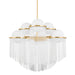 Corbett Lighting - 398-32-AGB - Six Light Chandelier - Celestial - Aged Brass