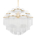 Corbett Lighting - 398-38-AGB - 12 Light Chandelier - Celestial - Aged Brass