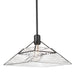 Golden - 3308-M BLK-WTG - One Light Pendant - Kepler - Matte Black