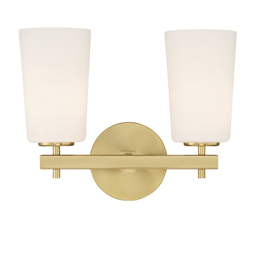 Crystorama - COL-102-AG - Two Light Wall Sconce - Colton - Aged Brass