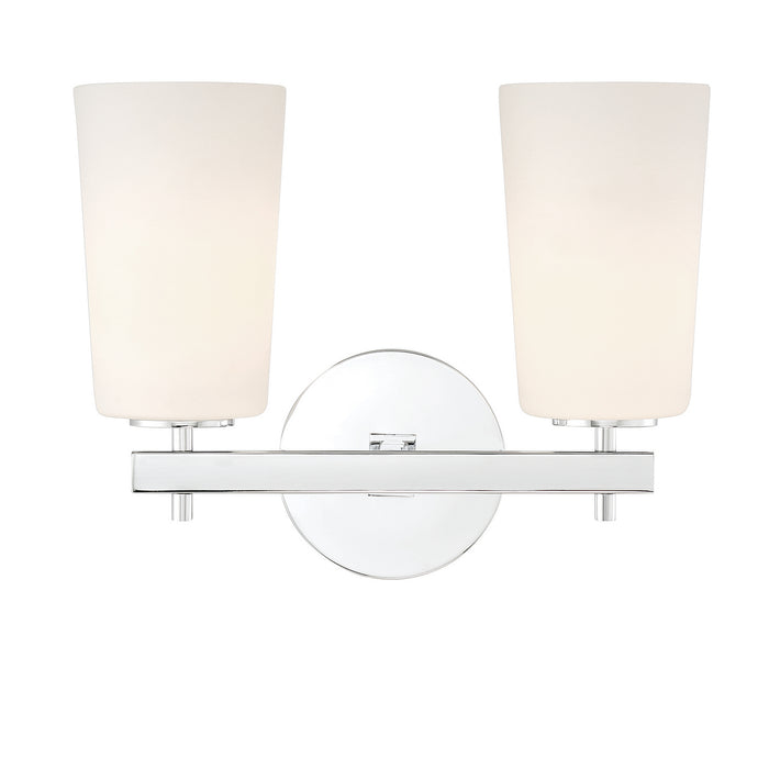 Crystorama - COL-102-CH - Two Light Wall Sconce - Colton - Polished Chrome