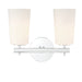 Crystorama - COL-102-CH - Two Light Wall Sconce - Colton - Polished Chrome