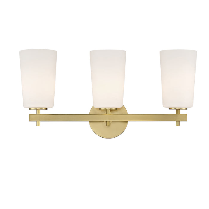 Crystorama - COL-103-AG - Three Light Wall Sconce - Colton - Aged Brass