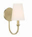 Crystorama - PAY-921-VG - One Light Wall Sconce - Payton - Vibrant Gold