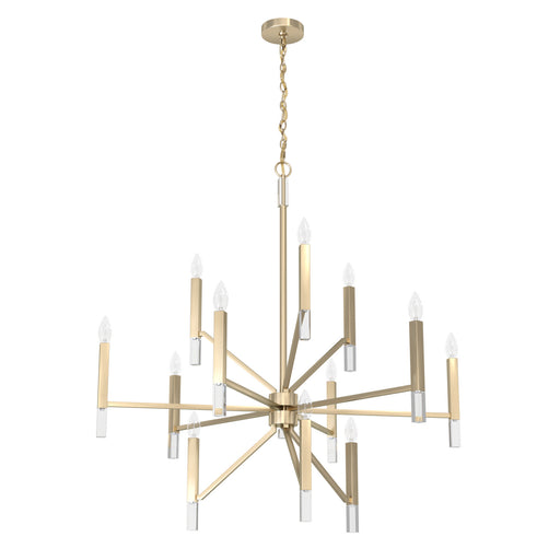 Hunter - 19529 - 12 Light Chandelier - Sunjai - Alturas Gold