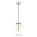 Hunter - 19770 - One Light Mini Pendant - Squire Manor - Brushed Nickel